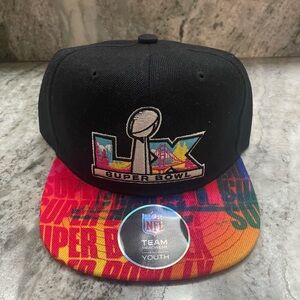 Super Bowl LIV Youth Black and Multicolor Cap